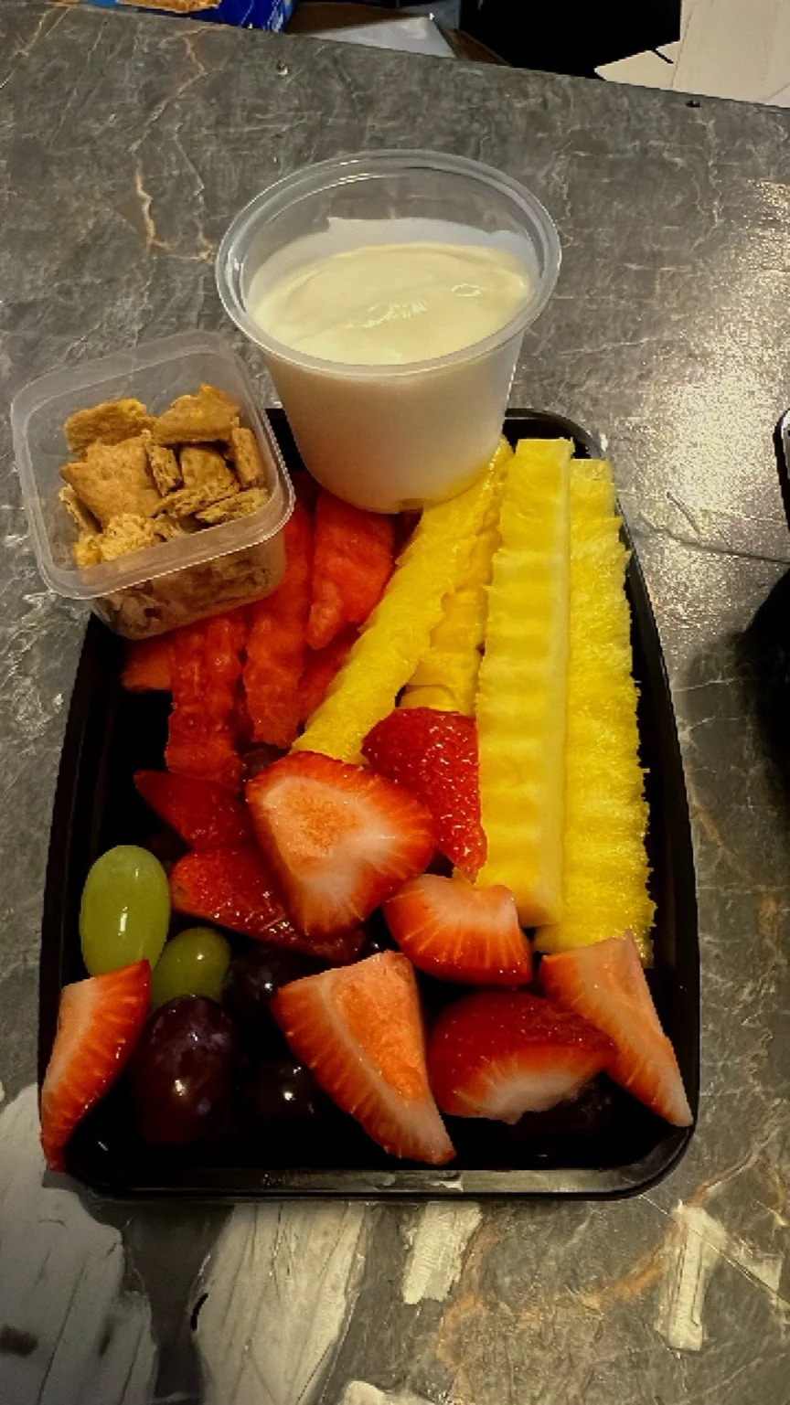 Fruit Tray with Dip