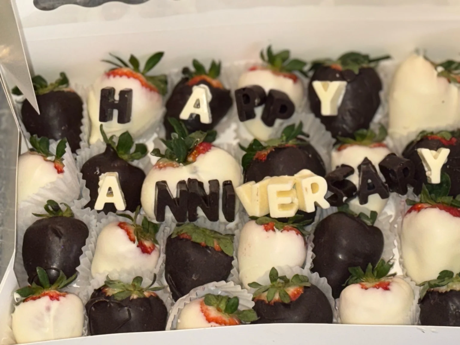 Happy Anniversary Strawberries